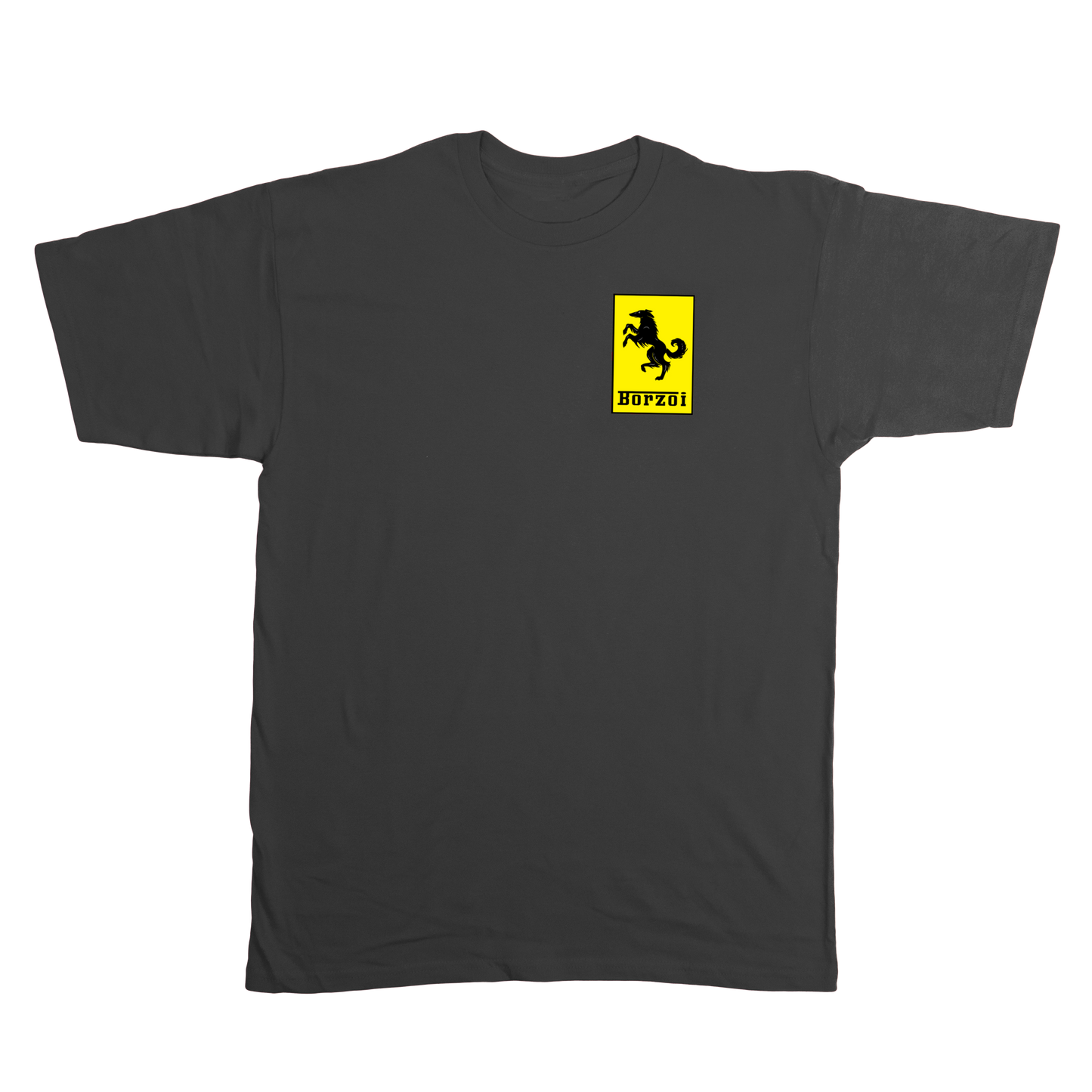 BORZOI TEE GRAY