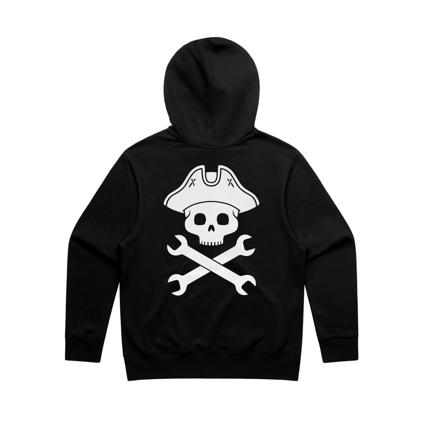 JOLLY ROGER HOODIE BLACK