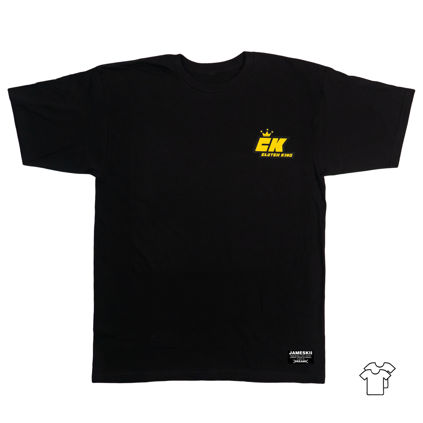 CLUTCH KING TEE BLACK